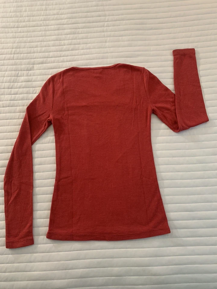 Lucky Brand | Girls | Long Sleeve | Red | Size XS | Pullover Shirt| Crochet - Image 2 of 4