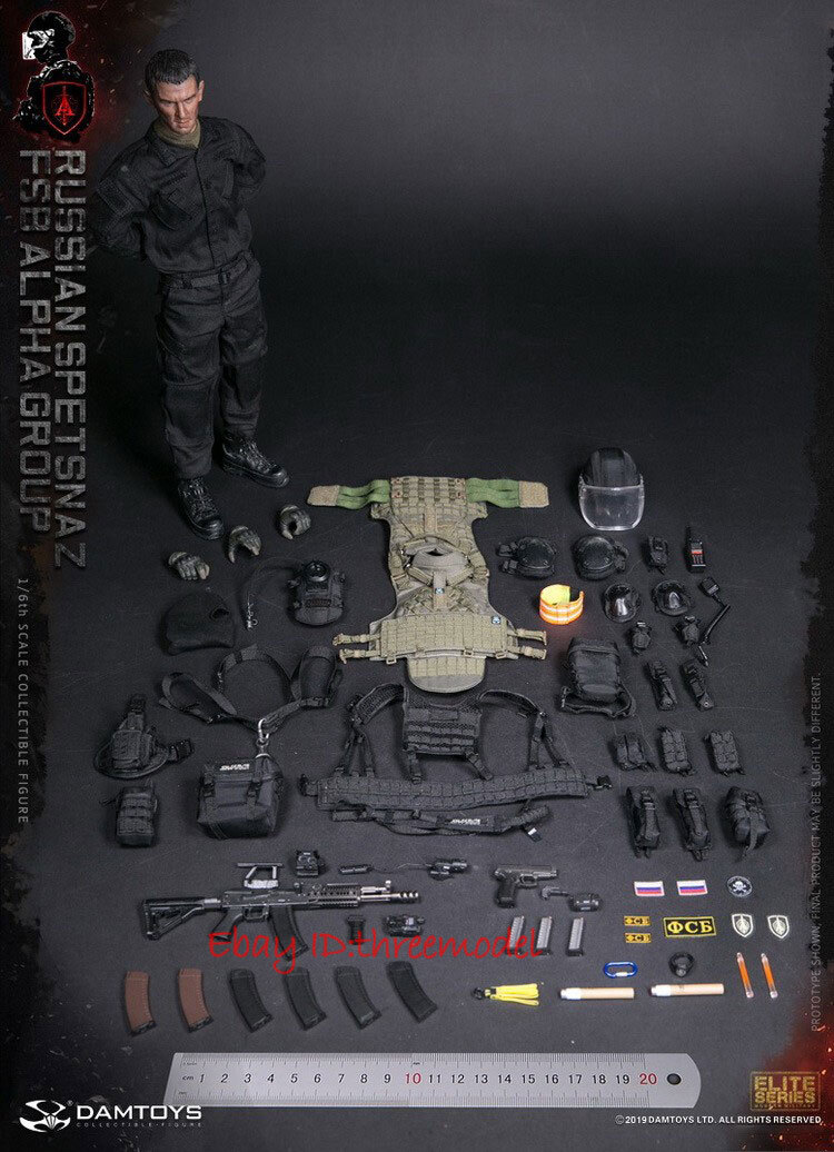 DAMTOYS DAM78064 1/6 Russian Spetsnaz FSB Alpha Group Action
