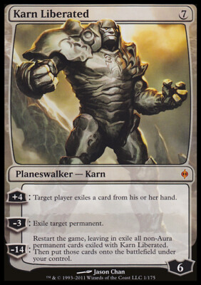 MTG KARN LIBERATED - EXC - KARN LIBERATO - NPH - MAGIC