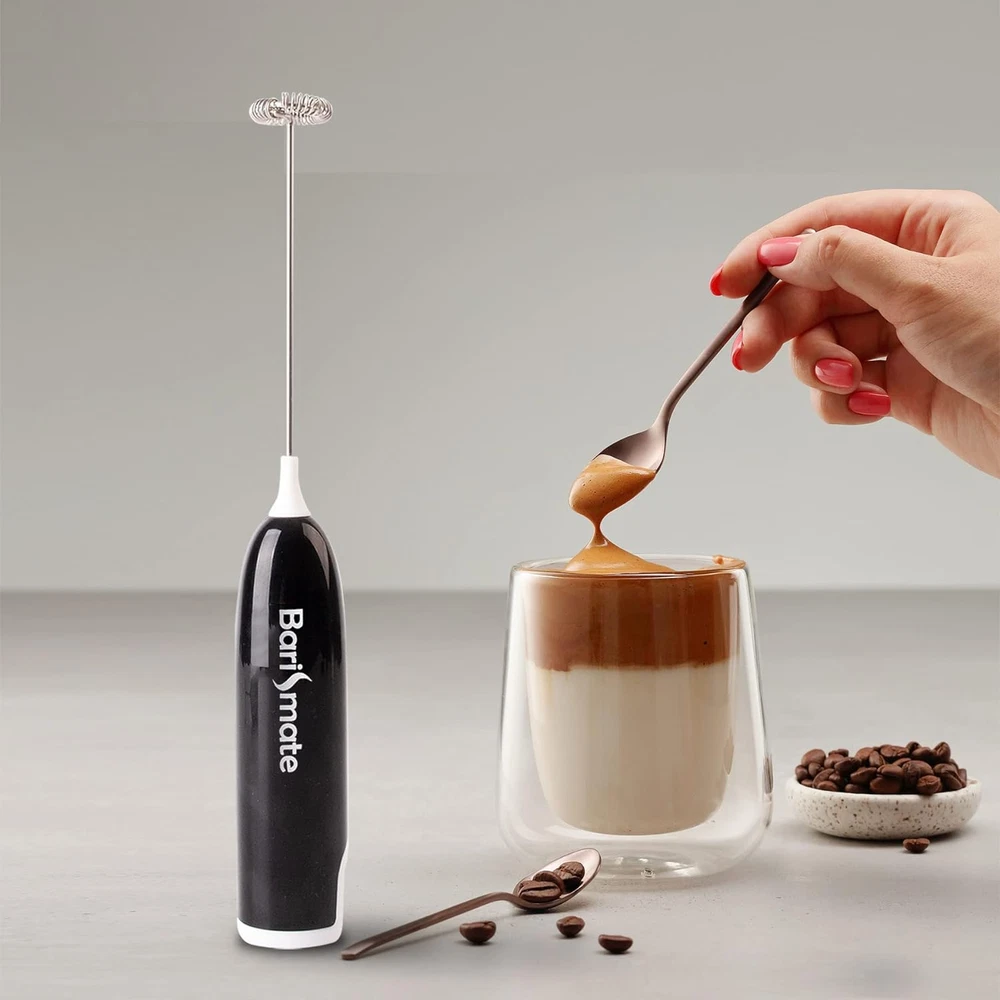 Milk Frother Handheld Electric for Matcha Coffee Mixer Foam Mini Machine Coffee