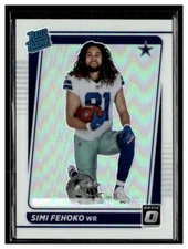 2021 Donruss Optic #242 Simi Fehoko Holo Variation