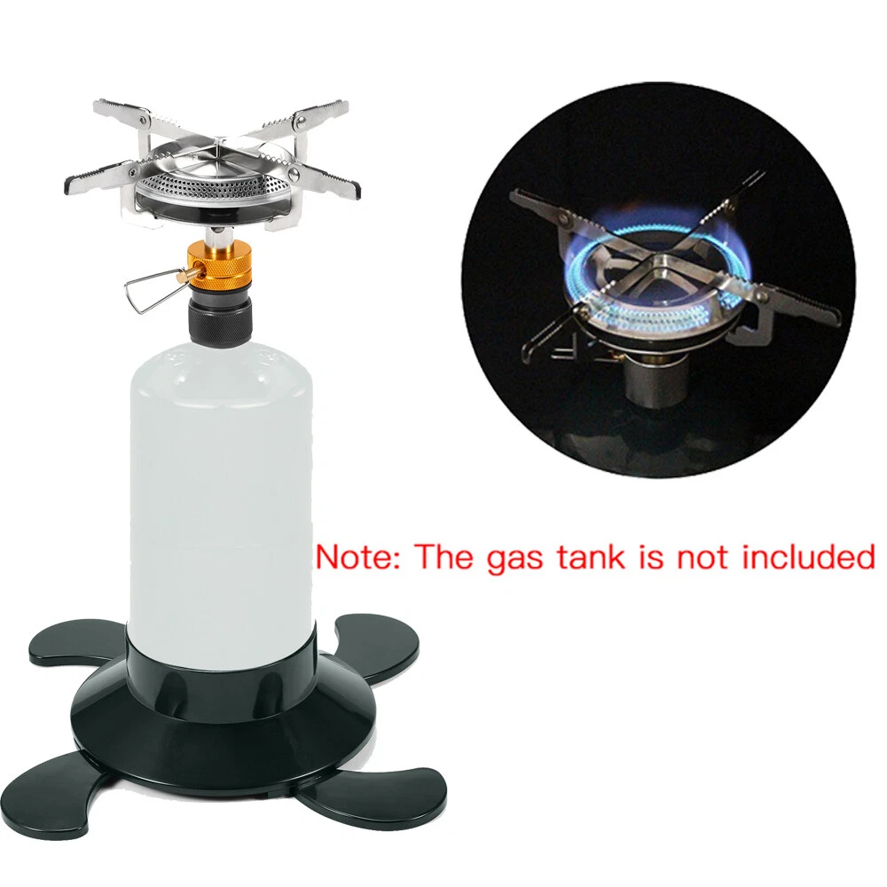Pocket Camping Stove Portable Outdoor Gas Stove with Propane Tank Base E3H4  | eBay