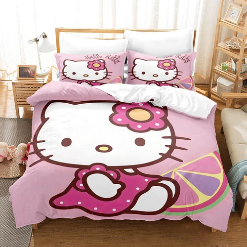 Hello Kitty Series Duvet/Quilt/Doona Cover Single/Double/Queen/King Bedding Set - Bild 12 von 43