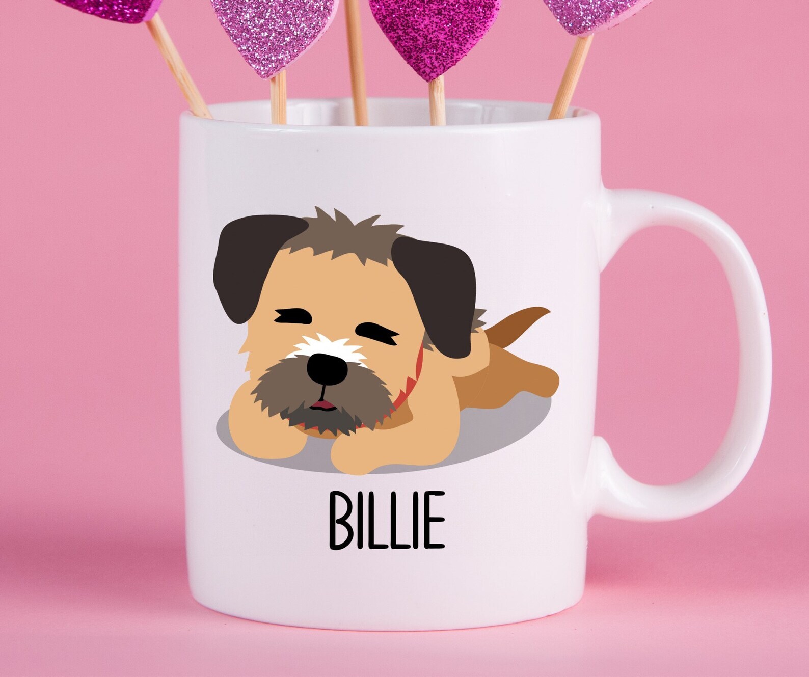 Personalized Border Terrier Mug Border Terrier Gift Ideas Border Terrier Cup