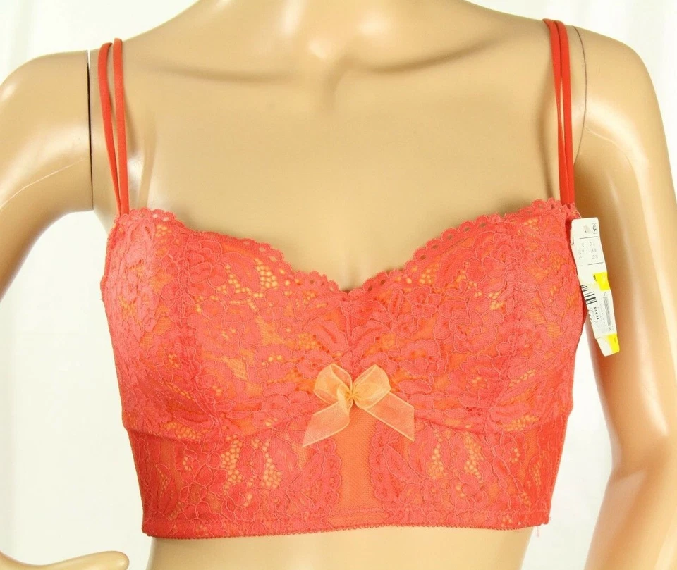 b.tempt'd by Wacoal Women's Coral Long Line Ciao Bella Bra Size Medium - Image 3 of 4