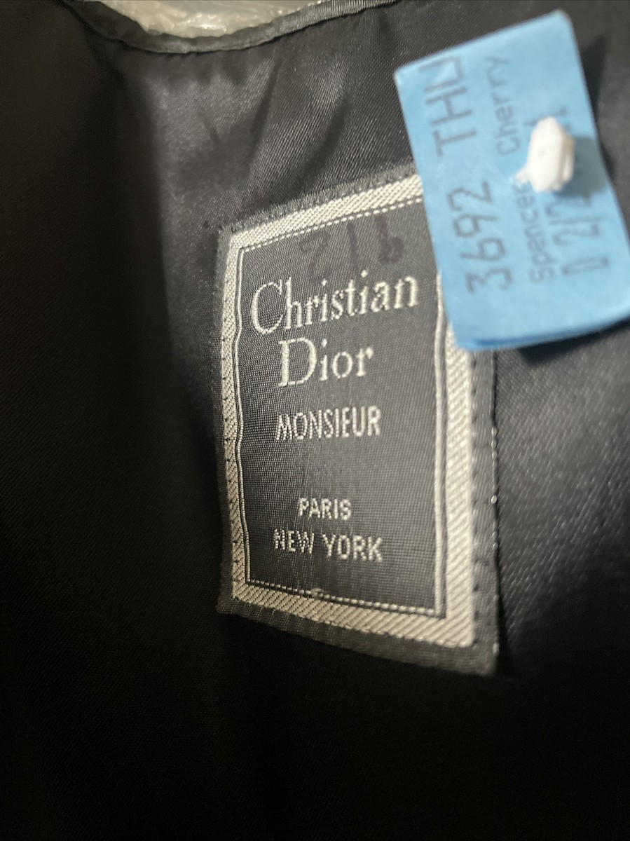 Vintage Christian Dior Monsieur Khaki Double Breasted Trench Vintage Christian Dior Monsieur Khaki Double Breasted Trench