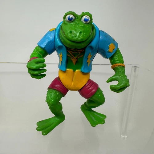 Teenage Mutant Ninja Turtles Genghis Frog Figure 1989 Vintage Playmates Toys