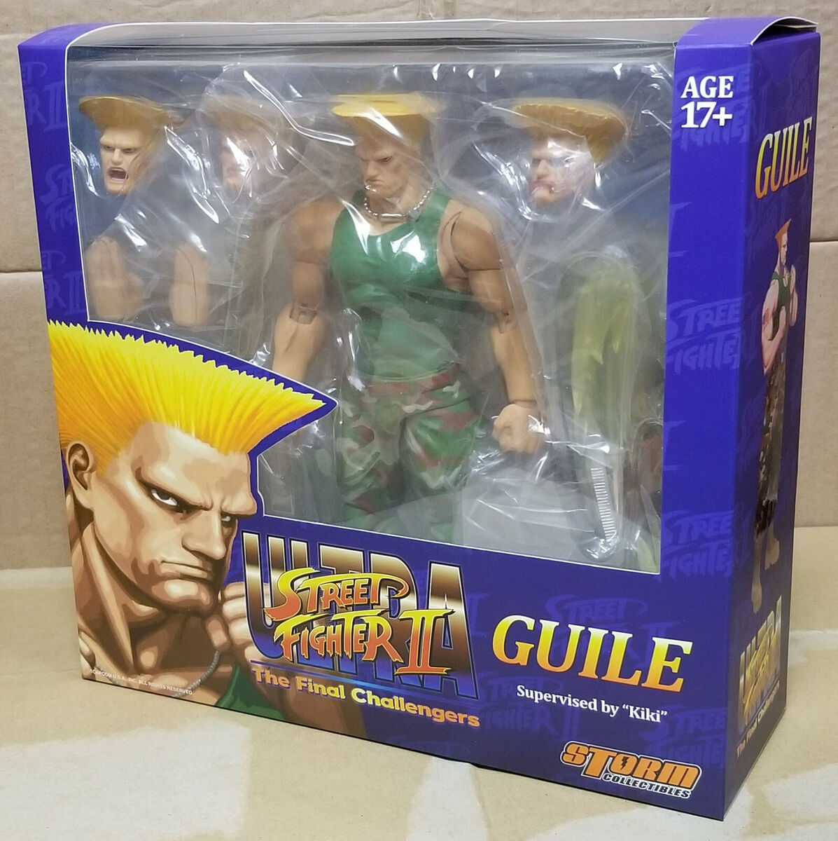 Storm Toys 1/12 Street Fighter 2 Guile The Final Challengers Action Figure  NEW 