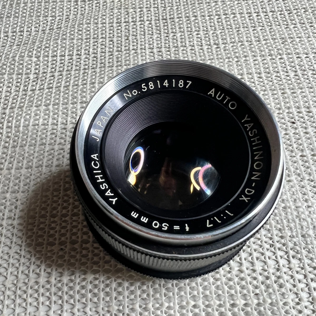 Yashica Camera Lenses 50mm Focal f/1.7 Maximum Aperture for sale