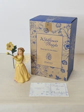Wildflower Angels Buttercups for Cheerfulness Figurine Demdaco 6.5” Tall 36003