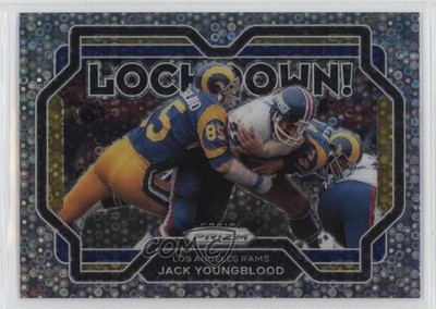 2021 Panini Prizm Lockdown! No Huddle Prizm Jack Youngblood #28 HOF 07rd