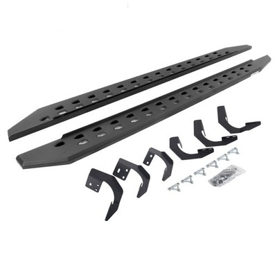 Go Rhino 69430687SPC RB20 Slim Line Running Boards with Mounting Brackets Kit