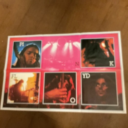 Band Poster from PINK FLOYD - DARK SIDE OF THE MOON - UK VINYL LP original