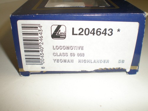 Lima L204643 DB Baureihe 59 59003 Yeoman Highlander selten blau rot mit weißem Dach | Zustand: New