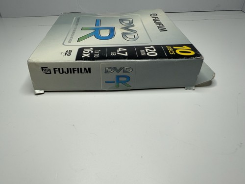 FUJI FujiFilm DVD-R Discs 10 Pack - 120min / 4.7GB / Up To 16x - Picture 3 of 11