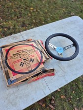 Grant Deluxe Steering Wheel New In Box Vintage Grant Deluxe Steering Wheel New In Box Vintage