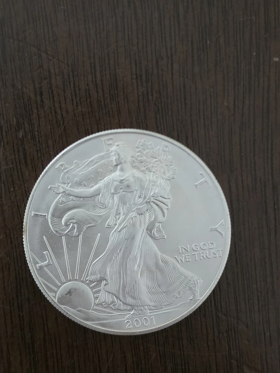 American Eagle Uncertified 2001 Silver Bullion Coins for sale | eBay