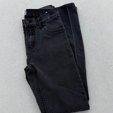 Levi's 511 Slim Fit Jeans Faded Black Wash Boys Size 18 Reg 29x29 Casual