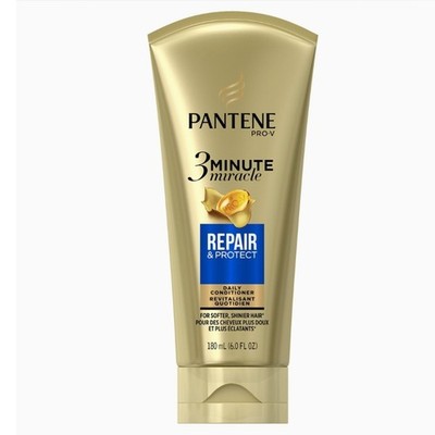 Pantene Pro-V 3 Minute Miracle Repair & Protect Conditioner 6 oz New