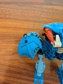 Lego #8562 Bionicle Gahlok 100% Comp W/ Orange Krana Mask 42042su & Green Band!