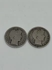Lot Of 2 1903 / 1906 - 90% Silver Barber Half Dollars