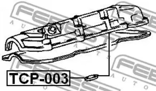 Junta del asiento de la bujía TCP-003 FEBEST para TOYOTA LEXUS - Imagen 3 de 10
