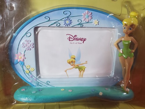 DISNEY Tinker Bell 4" X 6" GLASS Photo Frame - New In the Box - Picture 8 of 11