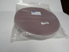 100 PCS ) NORTON 12" DIAMETER 3 MICRON LAPPING FILM ADHESIVE DISCS (66623331702)
