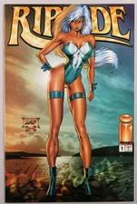 RIPTIDE Issue #1 Liefeld Art 1st Print Image Comics 1995 VF/NM Sleeve & Board