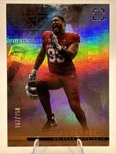 2025 Panini Photogenic Football Calais Campbell /150 Rainbow