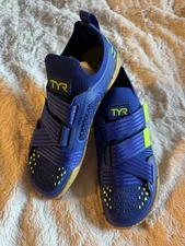 TYR Dropzero Lifter DZ-1 Barefoot Trainer Blue/Lime  Men's 8, Women's 9.5 NWOB