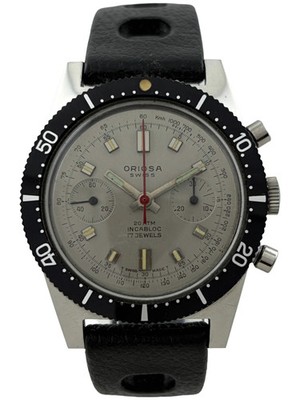 Oriosa Men's Chronograph Manual Winding Landeron 248, Works