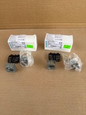 LOT OF 2 PCs Siemens 3SB3 601-0AA11 Black Pushbutton Switch Kit