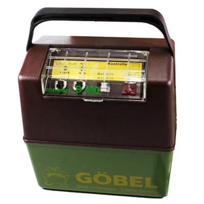 Batteriegerät 9V Weidezaungerät B400 Elektrozaun max. 7km 2 Stufenschalter 7500V