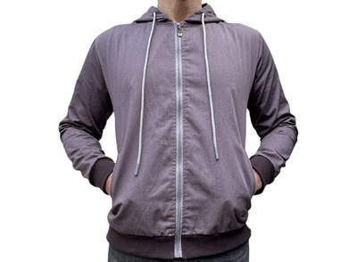 EMF Hoodie Jacke Shields 5G RF WiFi Schutz vor Strahlung, Dusty Mauve Lila
