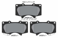 Textar Bremsbelagsatz, Scheibenbremse 2402403 FüR Toyota