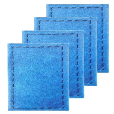 4 Pack Rite Size C Aquarium Filter Cartridges Compatible with 4 Pack, Blue