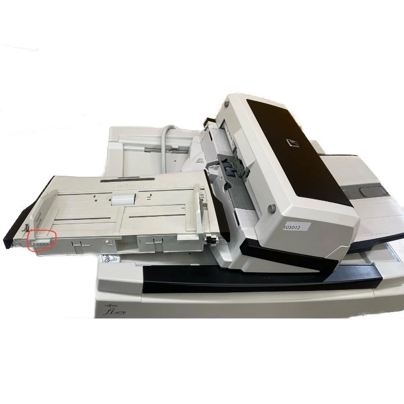 Fujitsu fi-6770 Scanner mit 22.961 Seiten gescannt Eingabefach Ablage Plastik... - Bild 2 von 4