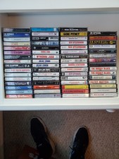 Lot of 63 Vintage Classic Rock Pop Country Music Cassette Tapes Like New