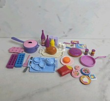 Vintage Lot of Barbie Kitchen Food Accessories