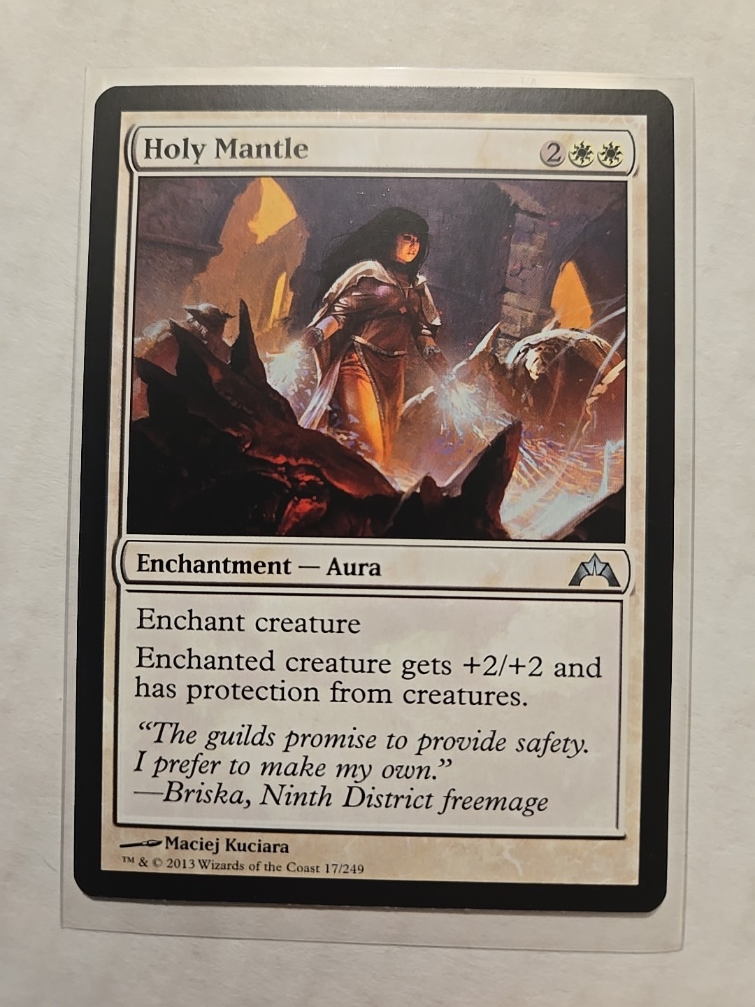 Holy Mantle - Gatecrash - LP - Uncommon - Aura - MTG