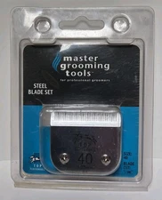 Master Grooming Tools GroomSharp Steel Pet Grooming Blade 40 0.25mm 104 Dog