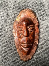 Hand Carved Wooden Tribal African Mask