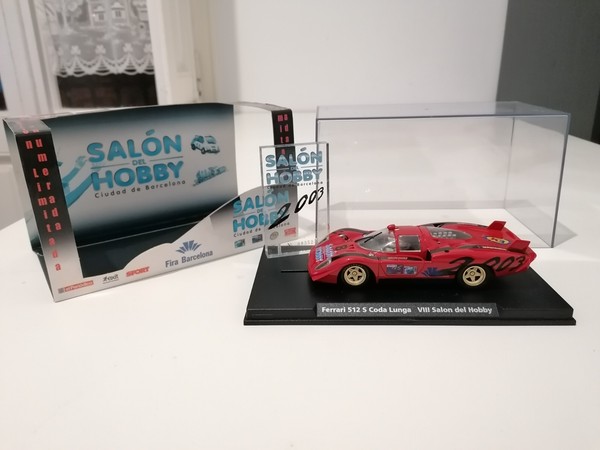 Fly 1/32 08022 Ferrari 512S Coda Lunga VIII Salon del Hobby Nuevo New OVP