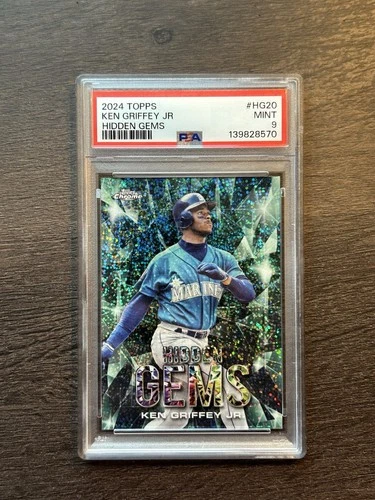 2024 Topps Chrome Hidden Gems - Ken Griffey Jr. - SSP Rare Card - PSA 9 MINT! 🔥