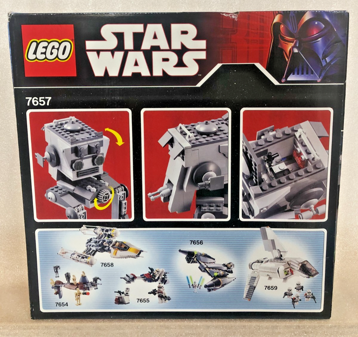 7657 AT-ST WALKER chicken walker star wars lego set complete