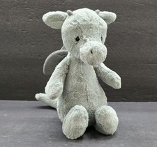 JELLYCAT London BASHFUL DRAGON Plush Sage Green Stuffed Animal Toy - Med 12"
