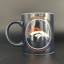 Denver Broncos Logo NFL 2016 Boelter Brands Ceramic Coffee Mug 14 oz