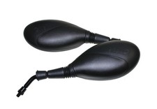 Roller Spiegel-Set schwarz mit E-Nummer links rechts für REX RS 450 QM50QT-6A