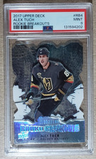 2017 Upper Deck Rookie Breakouts Alex Tuch RC /100 PSA 9 Vegas Golden Knights